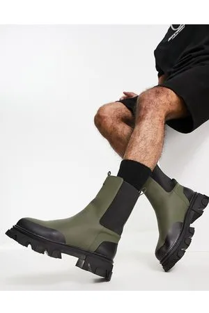 Public Desire Fairfax - Stivaletti Chelsea alti kaki