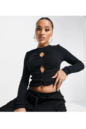 AsYou Top in jersey con cut-out