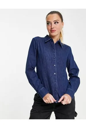 & OTHER STORIES Camicia in denim di cotone scuro