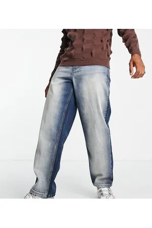 COLLUSION X014 - Jeans extra larghi lavaggio super candeggiato