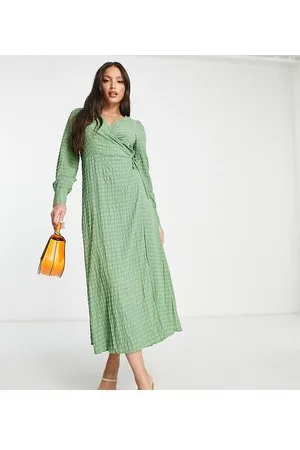 VERO MODA Vero midi avvolgente testurizzato