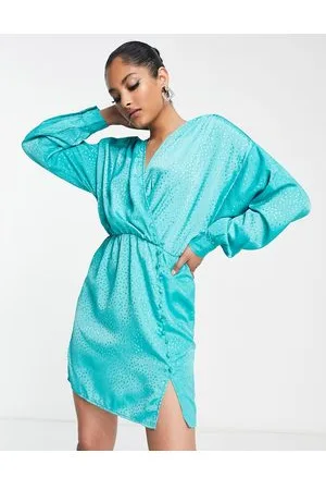 VERO MODA Vestito corto in jacquard con gonna con bottoni