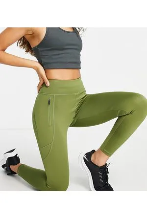 ASOS Petite - Leggings da corsa allacciati in vita con tasche