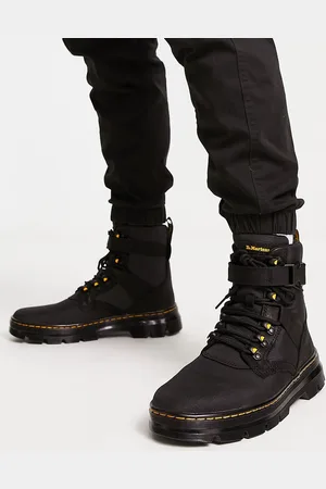 Dr. Martens Combs Tech ii - Stivali tecnici neri con 8 occhielli