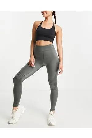 ASOS Leggings lucidi con dettagli stile motocross antracite