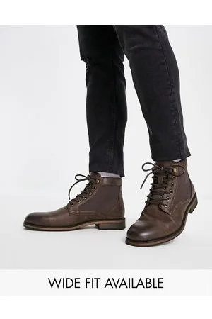 ASOS Stivaletti stringati in pelle sintetica