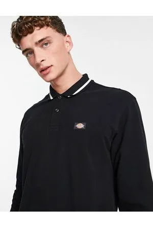 Dickies Tallasee - Polo a maniche lunghe nera