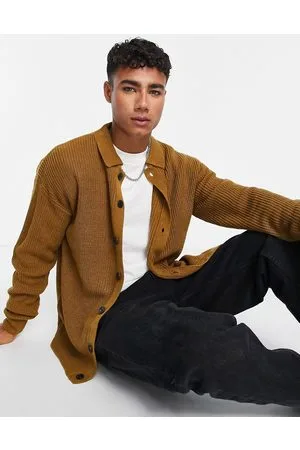 New Look Cardigan color cuoio a coste