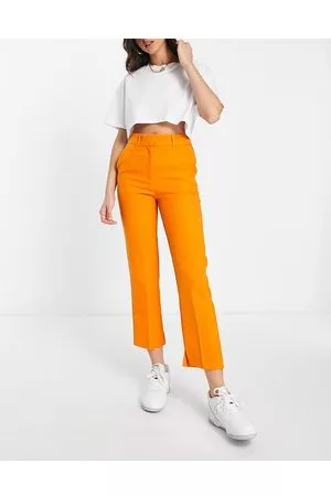 ASOS Pantaloni slim a sigaretta arancioni