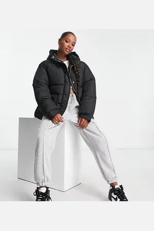 Missguided Piumino con cappuccio con cintura