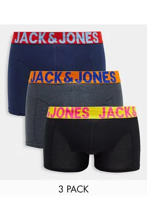 JACK & JONES Confezione da 3 boxer aderenti con vita colorata a contrasto