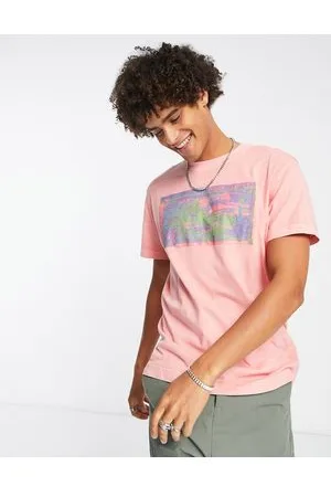 Weekday T-shirt oversize rosa con stampa grafica