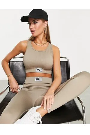 ASOS Crop top senza cuciture colore a coste