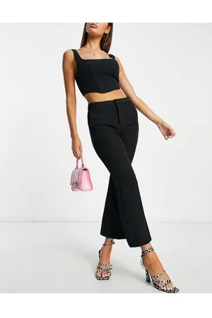 Urban Revivo Pantaloni a zampa neri
