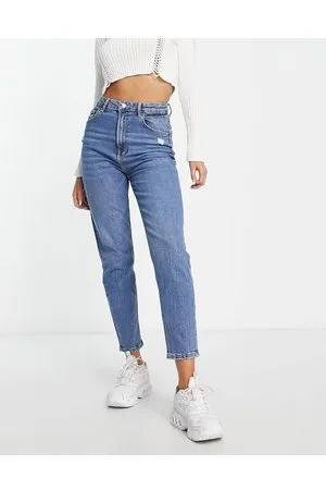 Bershka Mom jeans comfort color medio