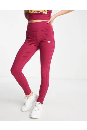 adidas Preppy Varsity - Leggings color bordeaux