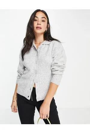 ASOS Cardigan con colletto e bottoni sul davanti