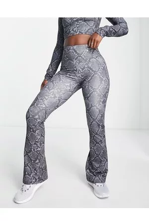 ASOS Leggings a zampa pitonati in coordinato