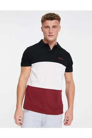 Barbour Beam - Polo color block nera