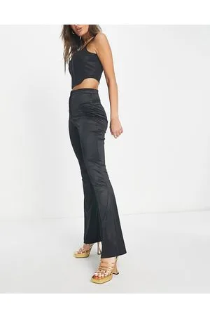 ASOS Pantaloni stile disco a zampa neri