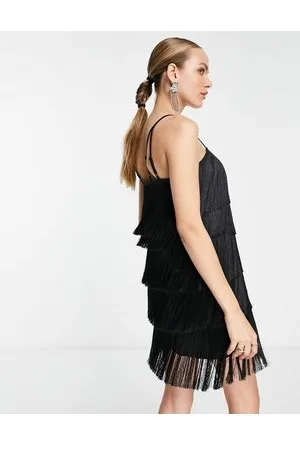 Topshop Vestito corto con frange