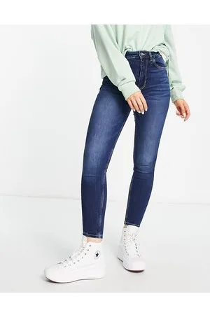 Pimkie Jeans ultra skinny a vita molto alta scuro