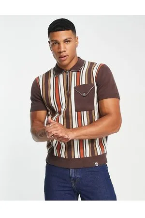 Pretty Green Marriott - Polo in maglia a righe