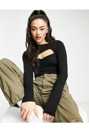 ASOS Body arricciato con cut-out