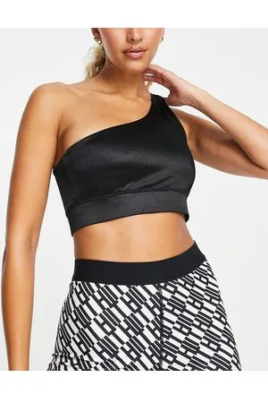 HIIT Crop top monospalla lucido