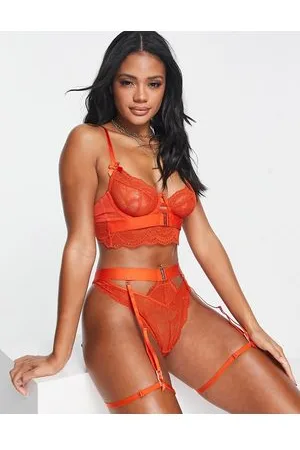 Hunkemöller X Nyakim Gatwech Maisie - Reggiseno taglio lungo non imbottito a mezza coppa in pizzo