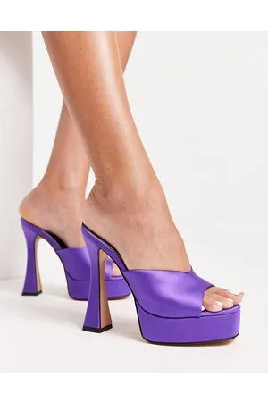 River Island Sabot acceso con tacco e plateau