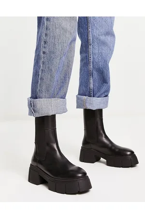 ASOS Adelphi - Stivaletti chelsea in pelle premium neri