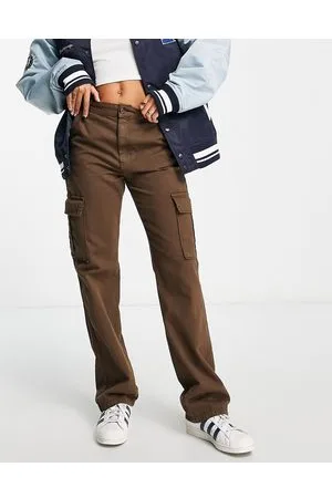 Stradivarius Pantaloni cargo dritti slavato