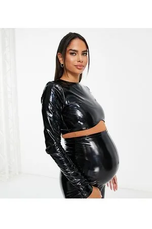 Naked Wardrobe Crop top sottoseno in vinile