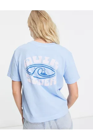 Quiksilver Donna T-shirt - Mineral - T-shirt corta con stampa sul retro