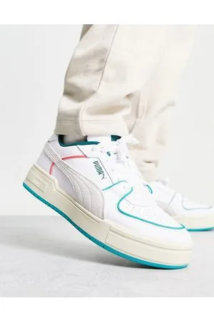 PUMA CA Pro - Sneakers rétro bianco sporco con dettagli colorati