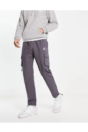 SikSilk Pantaloni cargo ardesia