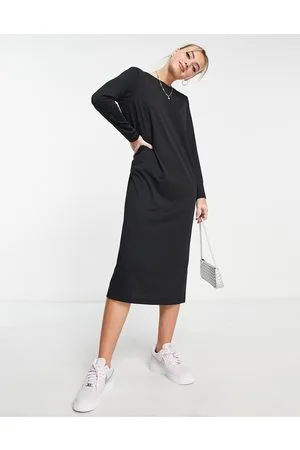 Monki Vestito midi in jersey