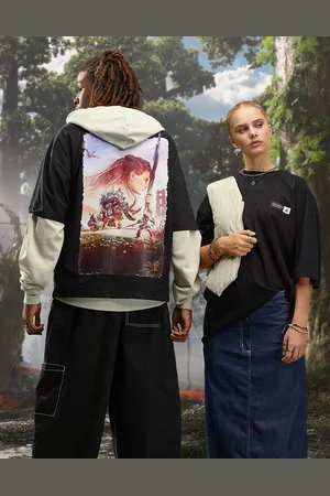 ASOS ASOS X Horizon Forbidden West - T-shirt oversize unisex nera