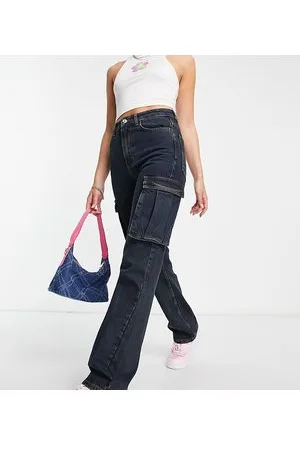 AsYou Jeans cargo dritti lavaggio sporco