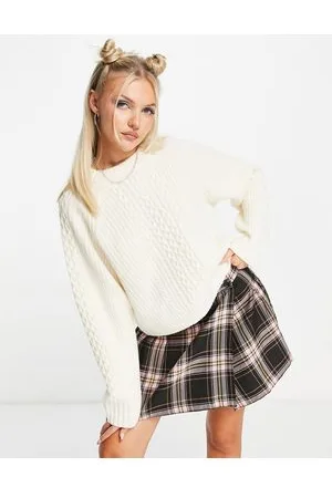 Weekday Jill - Maglione in maglia a trecce in coordinato