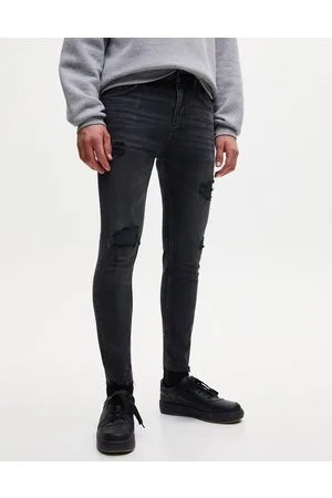 Pull&Bear Jeans super skinny premium neri