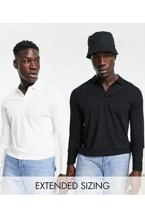 ASOS Confezione multipack da 2 polo a maniche lunghe