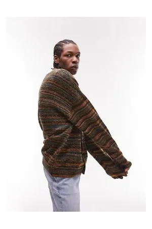 Topman Cardigan in maglia con incrocio