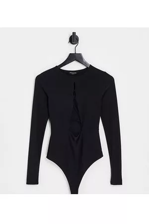 Naked Wardrobe Body a maniche lunghe con lacci sul davanti