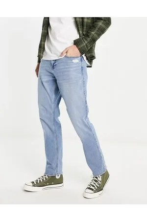 Hollister Jeans slim lavaggio medio vintage effetto invecchiato