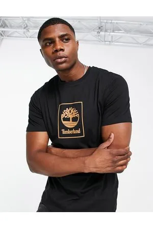 Timberland Stack - T-shirt nera con logo
