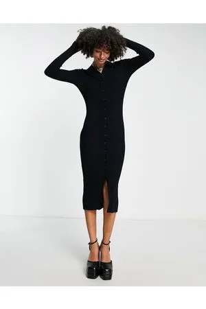 EDITED the label Vestito midi con bottoni