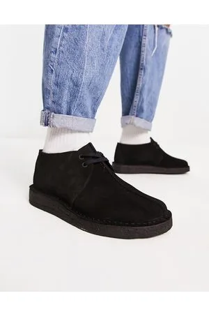 Clarks Desert Trek - Scarpe nere scamosciate