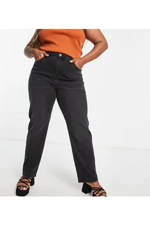 Simply Be Jeans dritti slavato